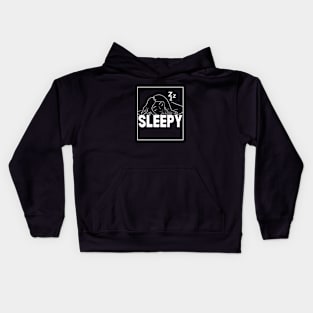 Sleepy Aesthetic Kids Hoodie